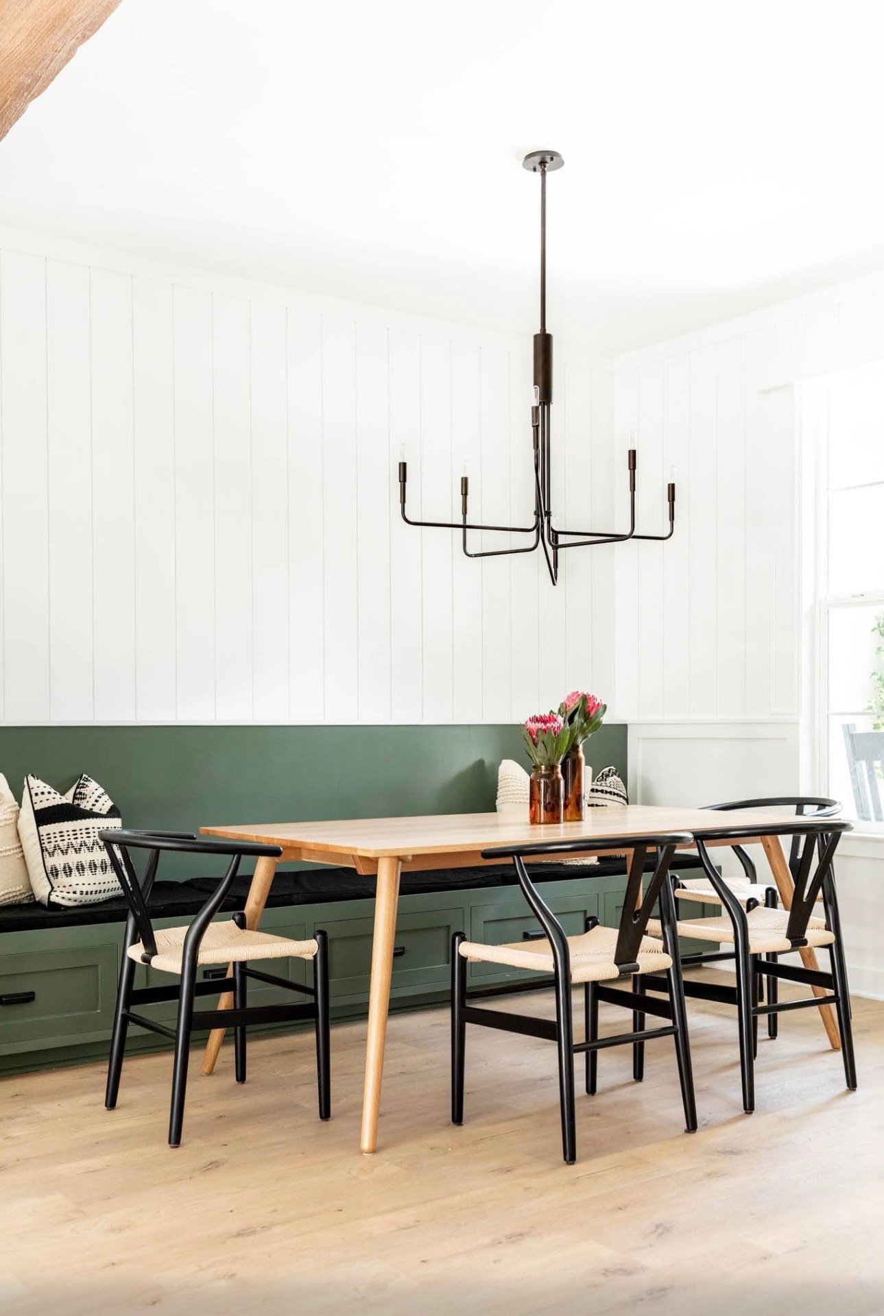 Custom kitchen banquette built-in bench seating San Diego - Complete Builders Inc