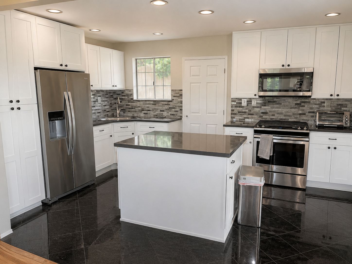 White Kitchen Remodel in San Diego, CA by Complete Builders Inc project photo
