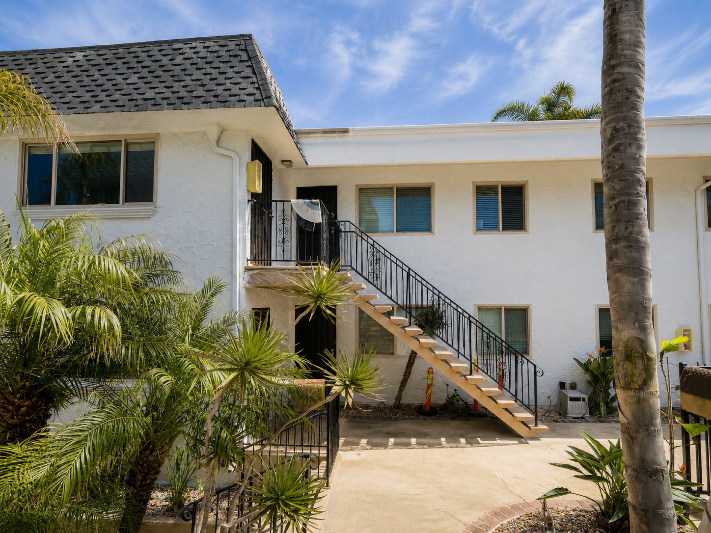 Multi-family tenant improvement exterior staircase San Diego - Complete Builders Inc