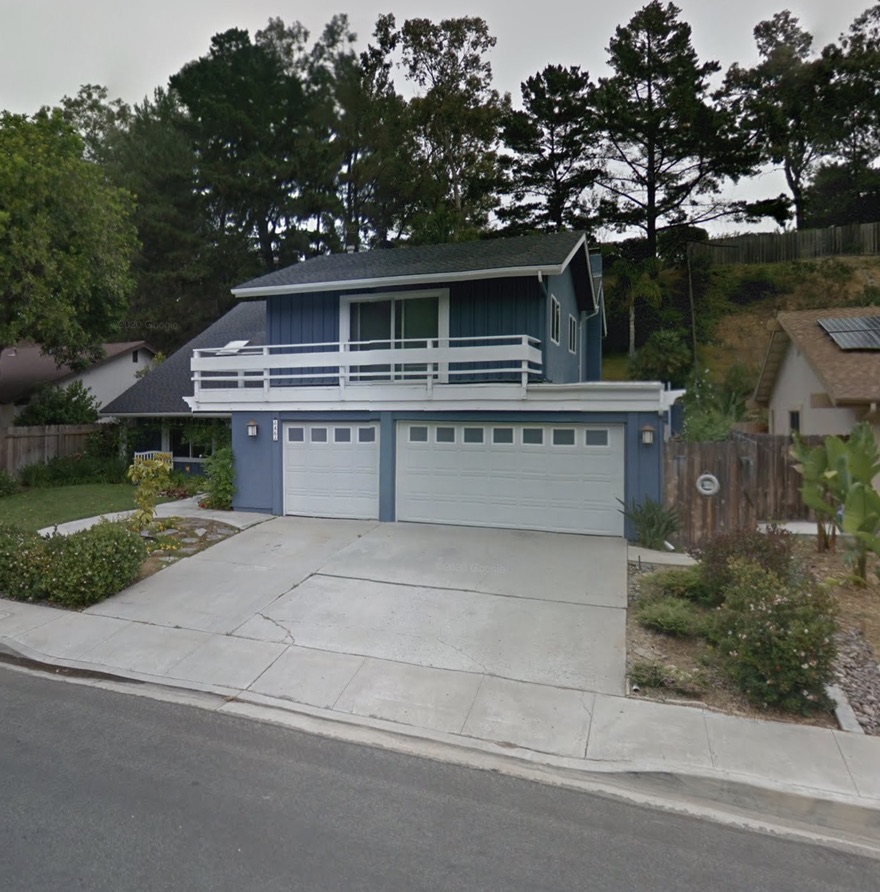 Home before sunroom room addition San Diego - Complete Builders Inc